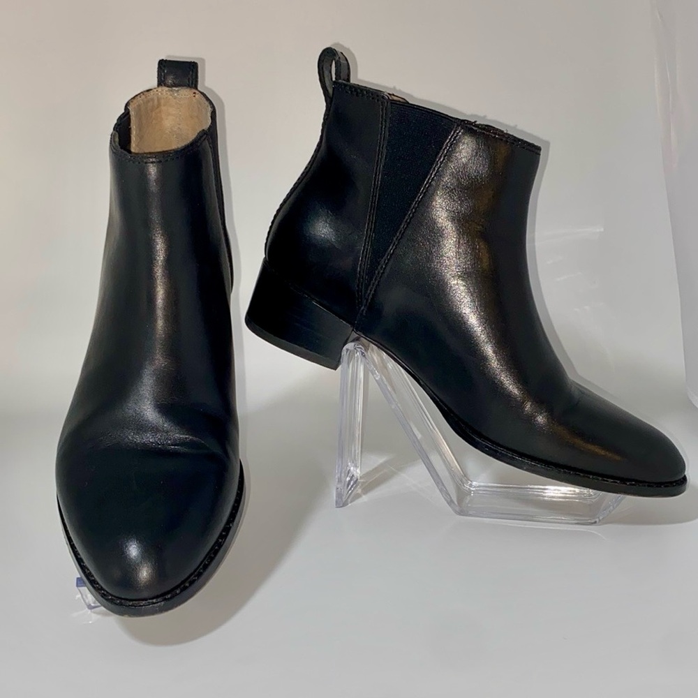 Madewell Carina Ankle Boot in True Black. Sz 6.